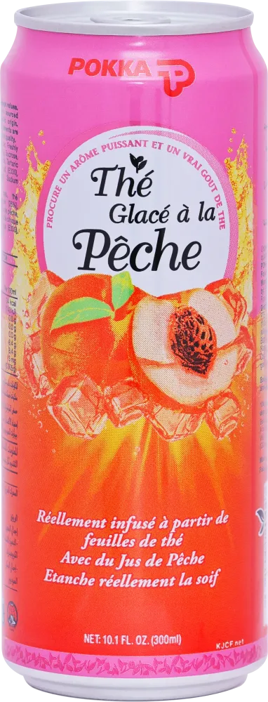 canette slim peche pokka